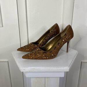 Vintage beaded heels